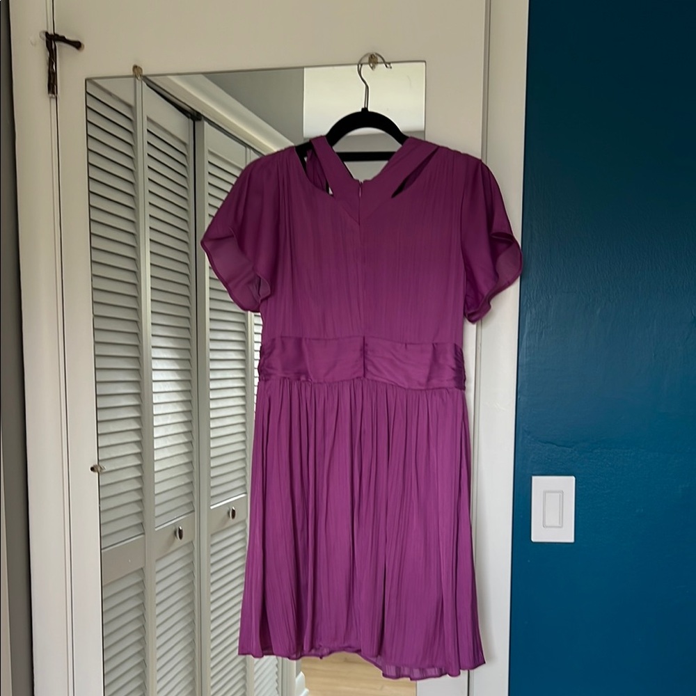 Anthropologie Vibrant Purple Dress - Picture 3 of 5